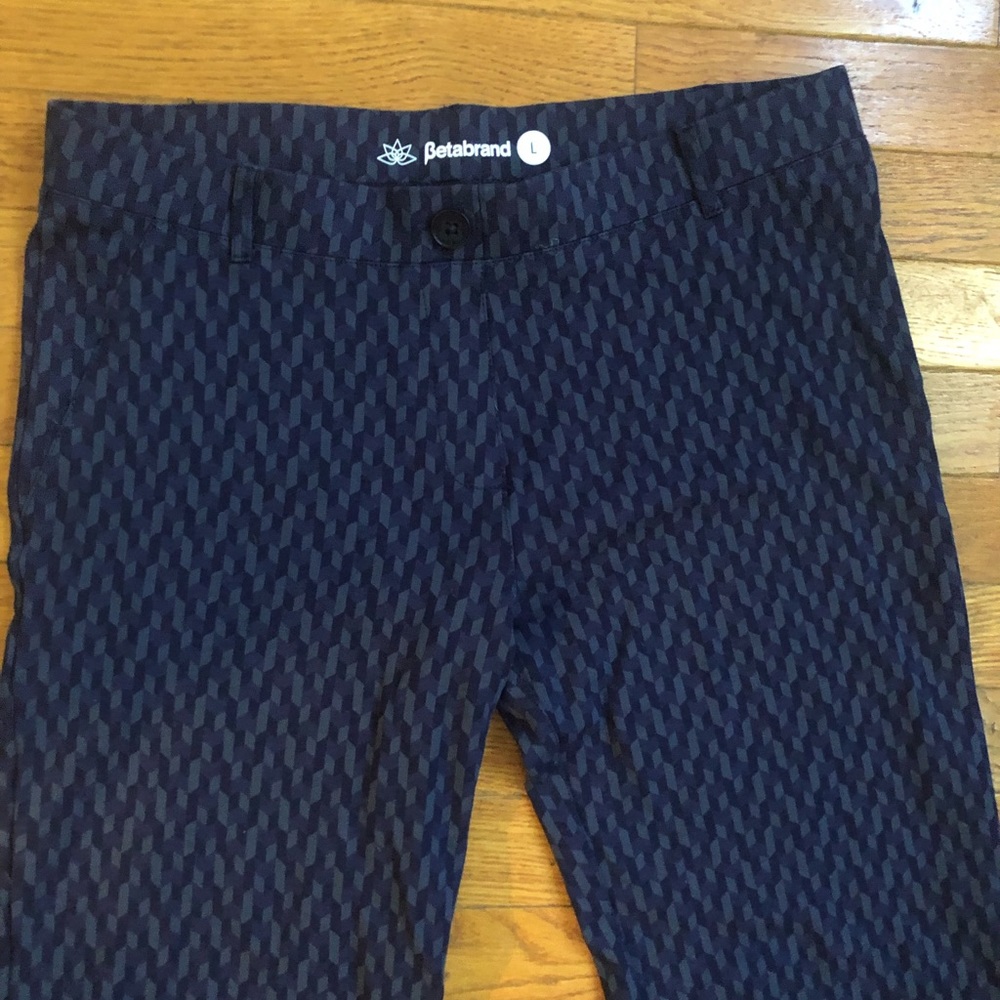 Blue Betabrand yoga work pants